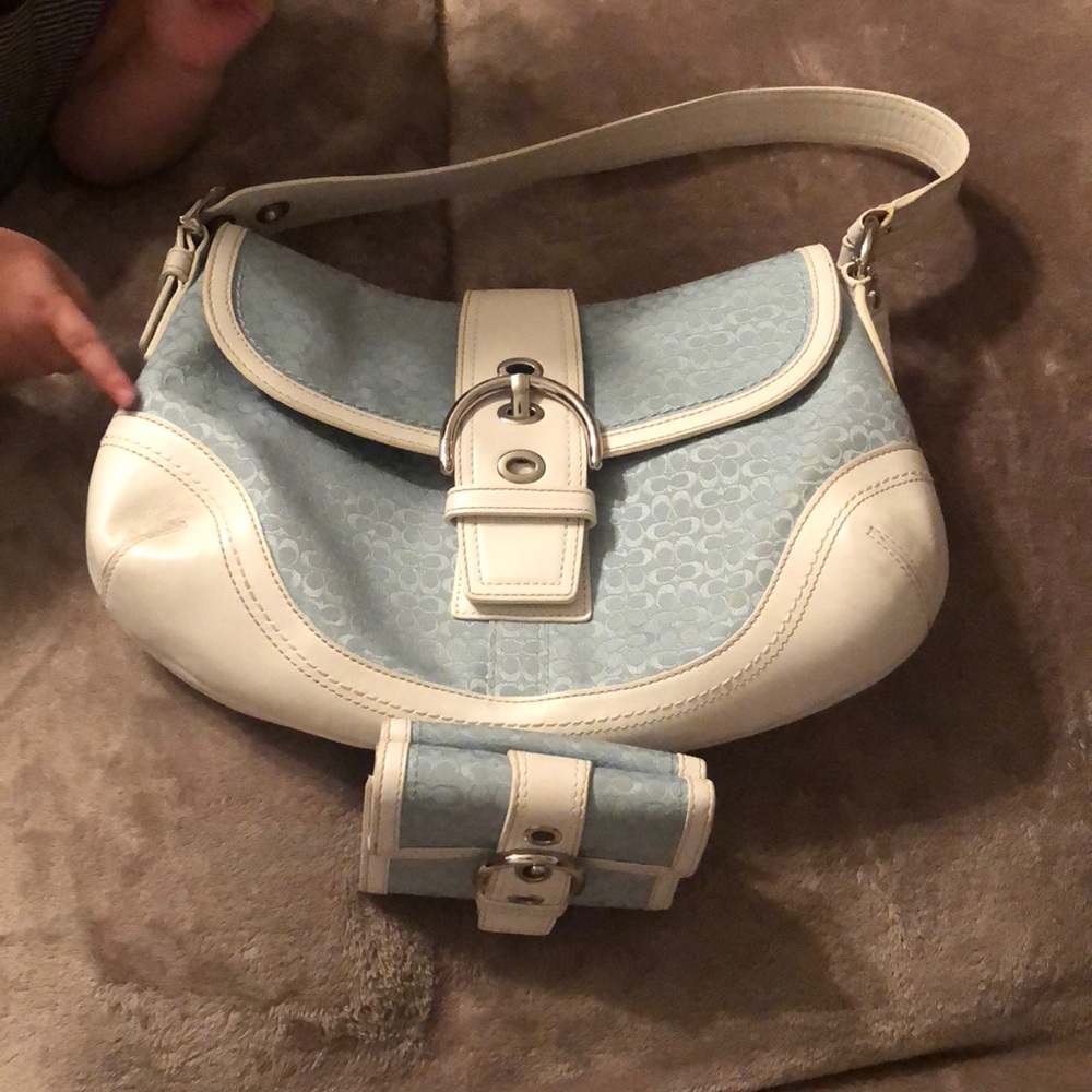 A over the shoulder coach bag
